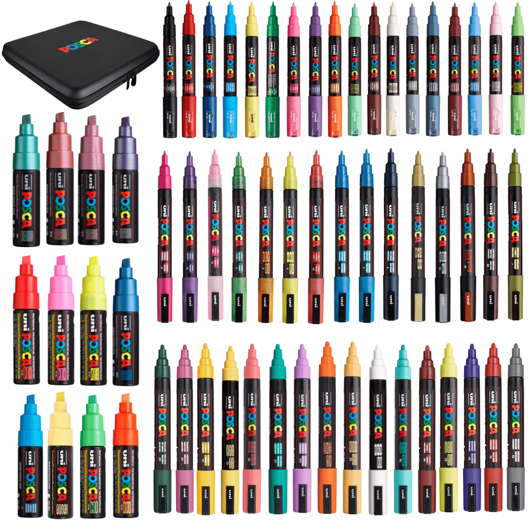 POSCA, PC3M Paint Pen, Silver, Colourverse, Australia