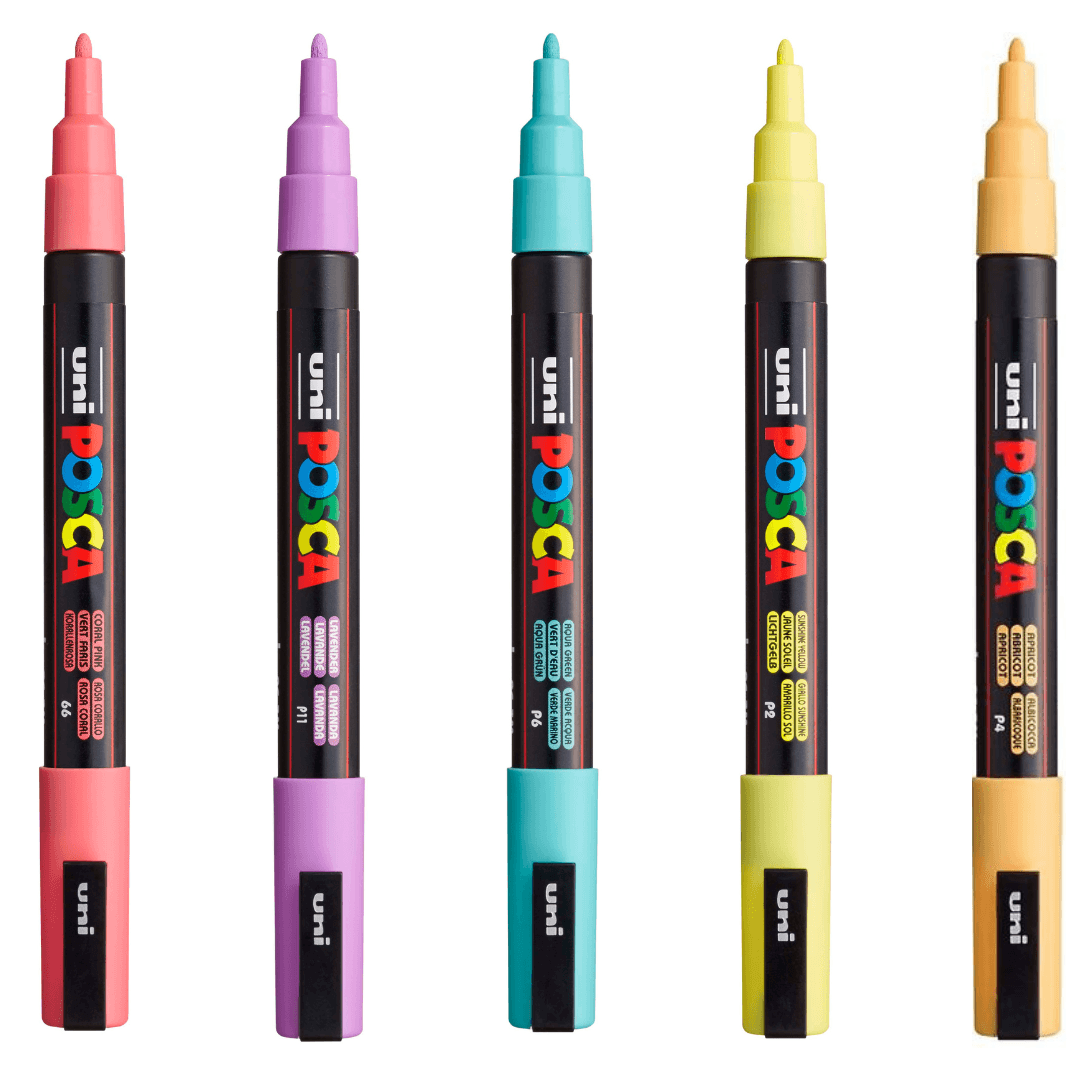 POSCA PC3M SOFT PASTEL COLOUR RANGE – Colourverse