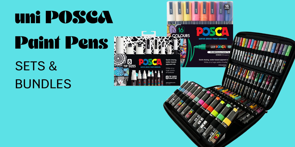 POSCA, PCF350 Soft Brush, Black, Colourverse, Australia