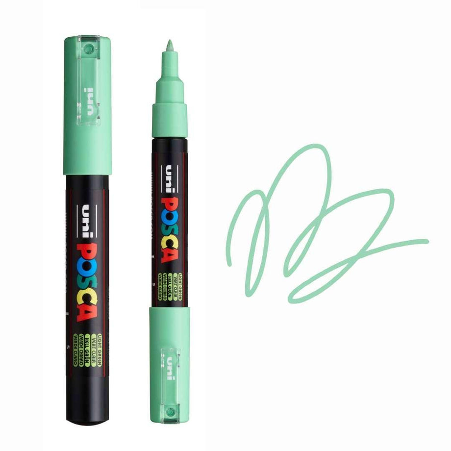 Posca Marker : Pc-1m : Extra-Fine Bullet Tip : 0.7mm : Green