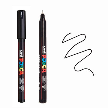 POSCA, PC1M Paint Pen, BLACK, Colourverse, AUS