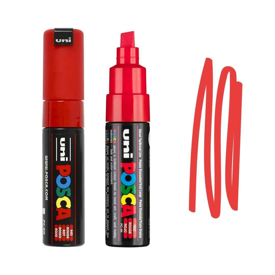 POSCA, PC8K Paint Pen, Red, Colourverse, Australia